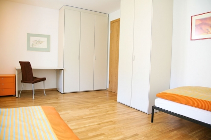 Zweites Schlafzimmer Appartement Wasserlilie – Seevilla Cattina – Appartements direkt am Millstätter See in Kärnten